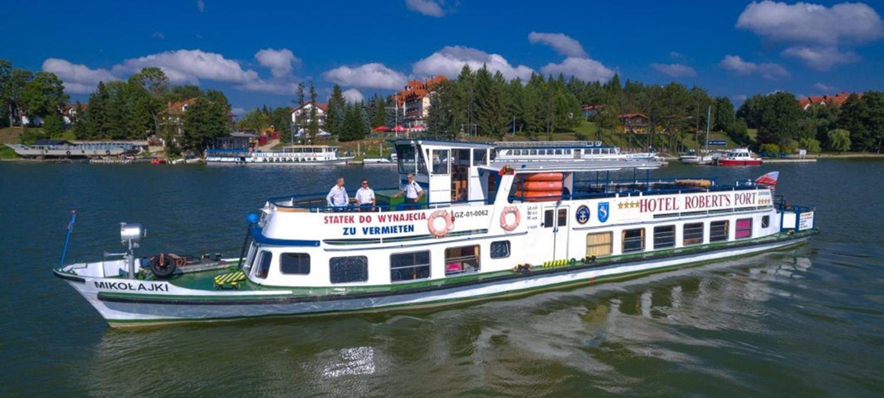 Domek Na Wodzie - Houseboat -Sauna, Taras Na Dachu, Dwie Sypialnie Mikołajki 外观 照片